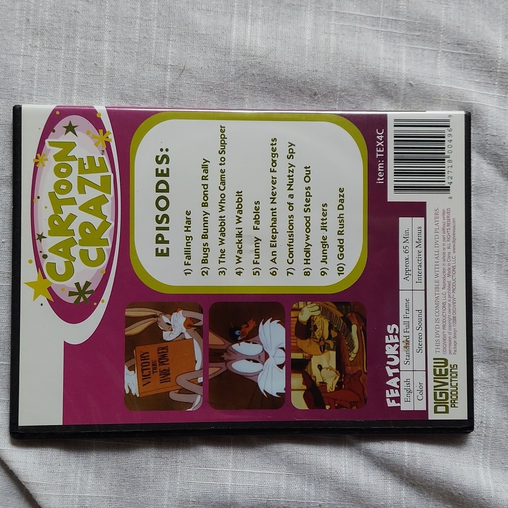 Lot of four DVDs - Classic Cartoons, Flash Gordon, Cartoon Craze, and Betty Boop - Picture 7 of 9
